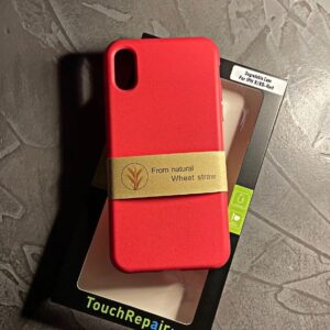 Bio Cover 100% nedbrydeligt cover til iPhone X/XS - r&oslash;d