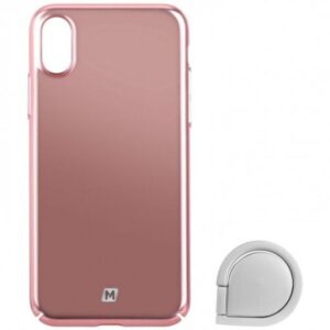 iPhone X/XS Momax Metallic shell case - rose gold