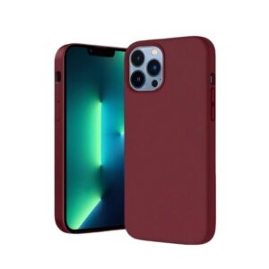 Hard Silicon Cover til iPhone 13 - bordeaux