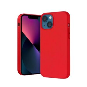 Hard Silicon Cover til iPhone 13 Mini - r&oslash;d