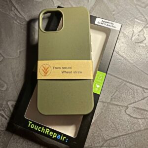 Bio Cover 100% nedbrydeligt cover til iPhone 13 - army gr&oslash;n