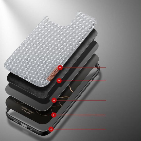 DUX DUCIS iPhone 13 Mini Fino cover - grå - Billede 4