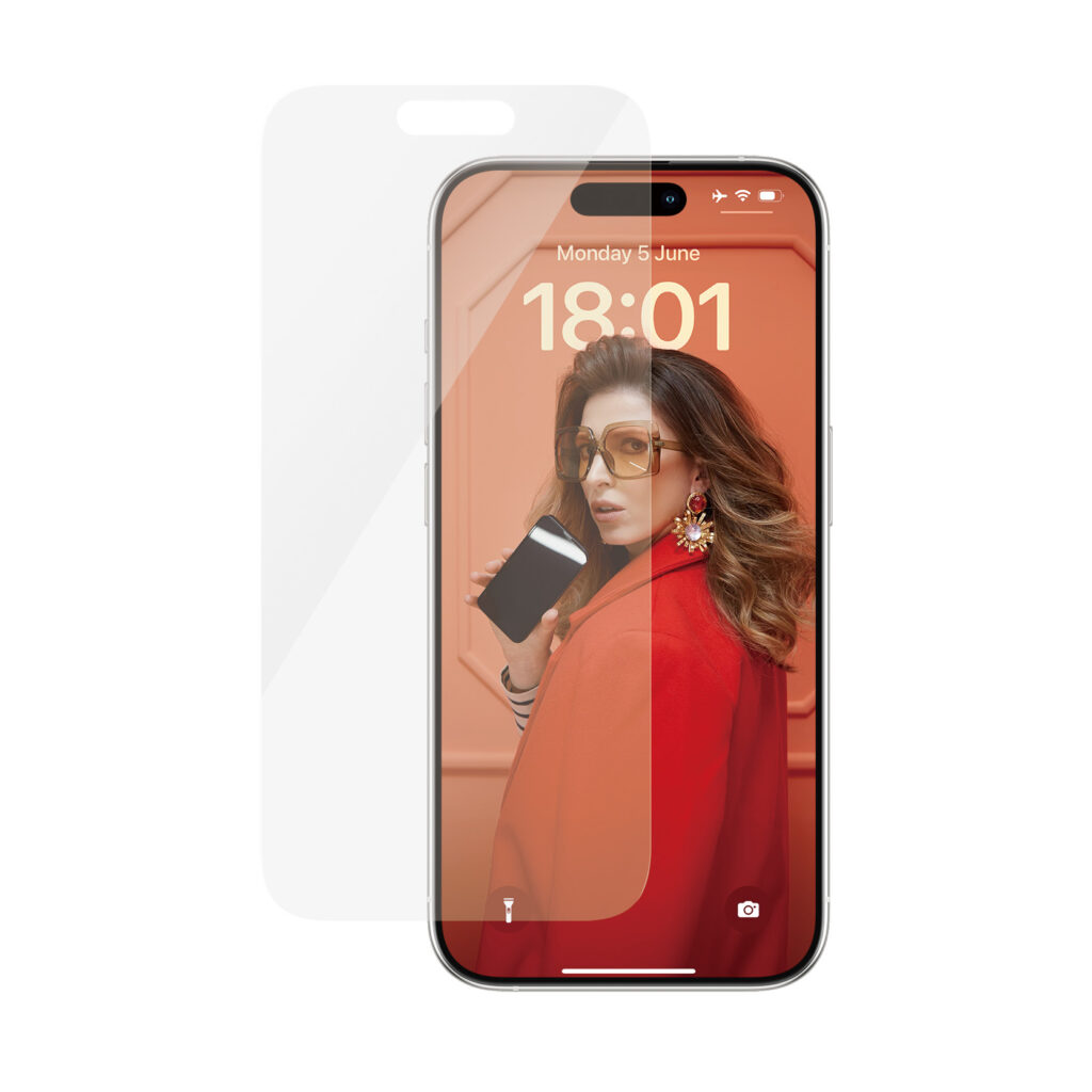 PanzerGlass Skærmbeskyttelse iPhone 15 Pro | Classic Fit