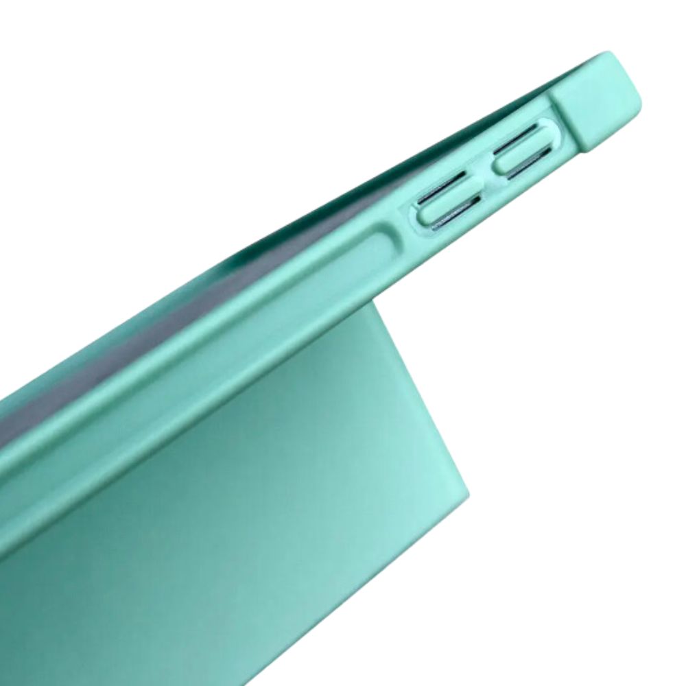 Tri-fold Smart Cover m. pen holder til iPad Air 4/5 (2020/2022) Grøn - Billede 2