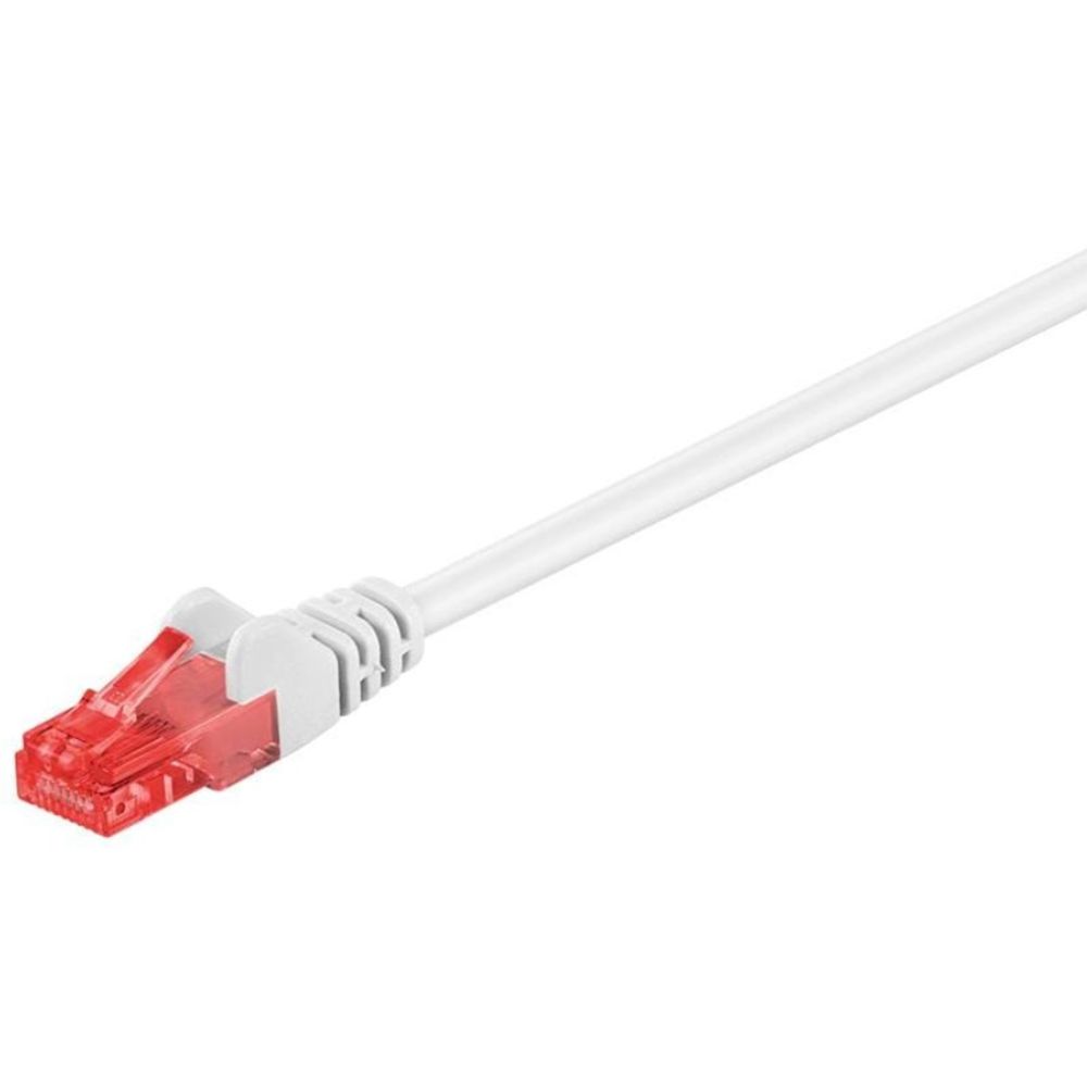 LAN kabel UTP CAT6 1 mtr - hvid