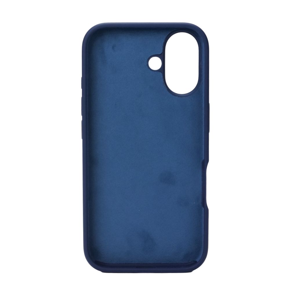 iPhone 16 silikone cover - mørkeblå - Billede 2