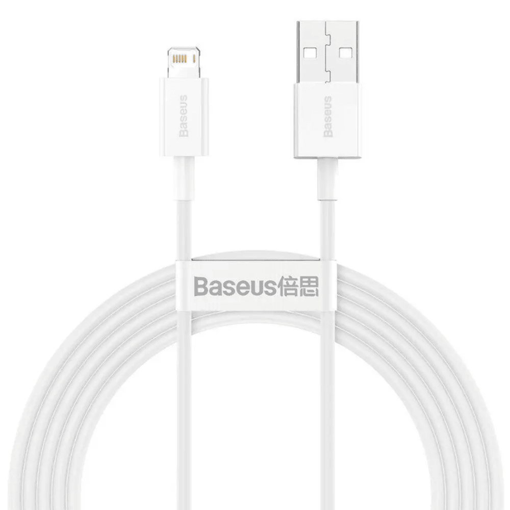 Baseus Superior USB - Lightning Kabel Hvid 1m