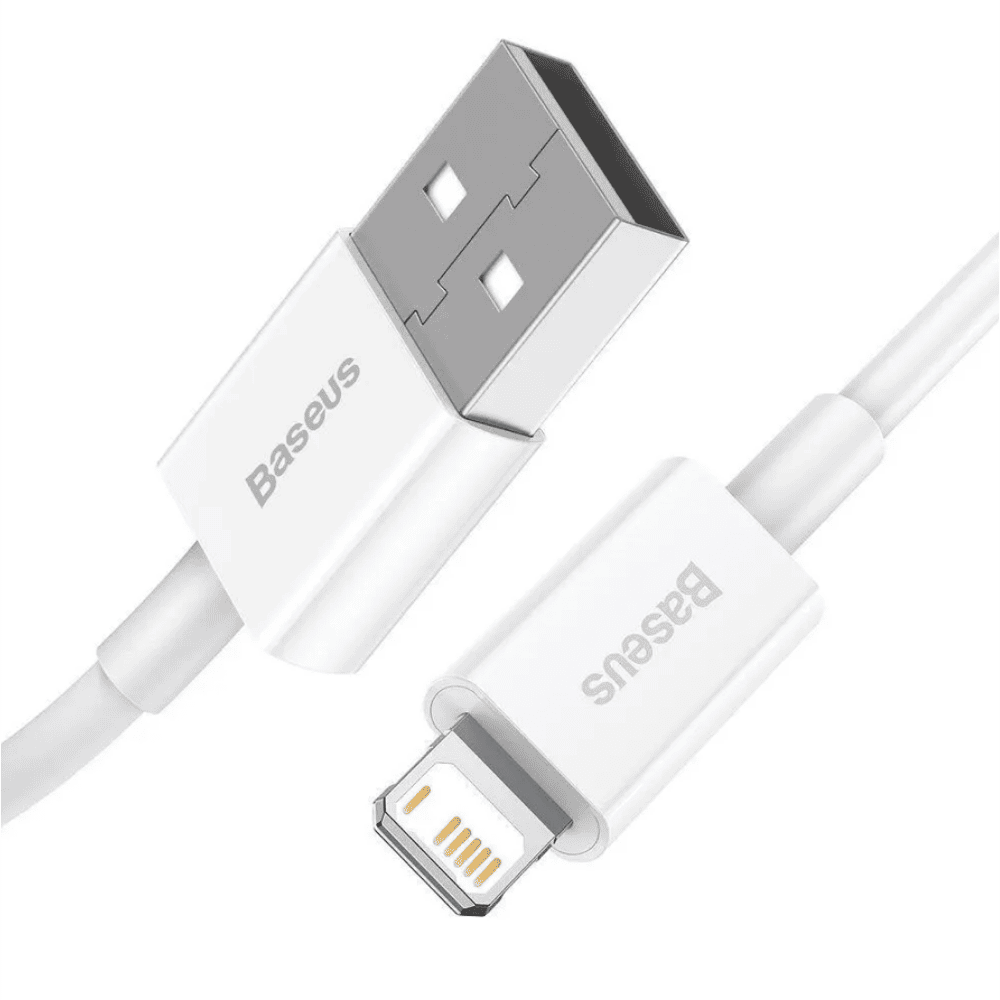 Baseus Superior USB - Lightning Kabel Hvid 1m - Billede 2