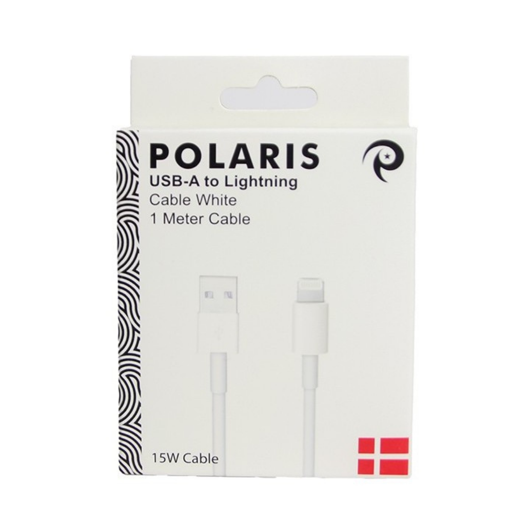 Polaris USB-A to Lightning 1 mtr (OEM) - 15W